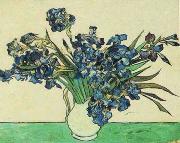 Vincent Van Gogh Vase with Irises Sweden oil painting artist